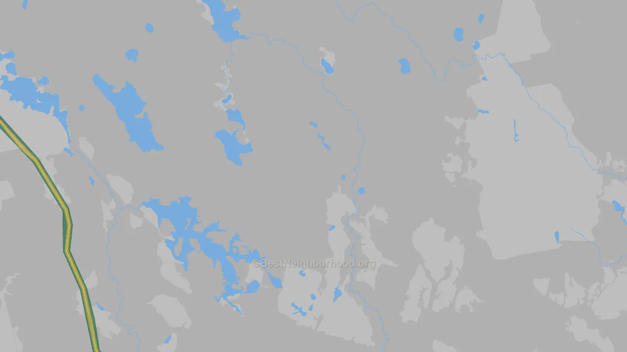 Unionville, ME Map of Noise Levels in Unionville