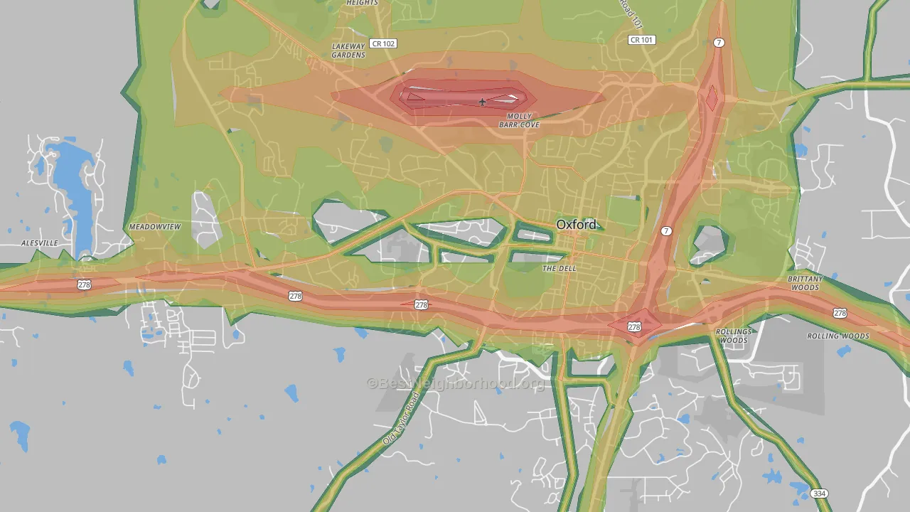 University, MS Map of Noise Levels in University