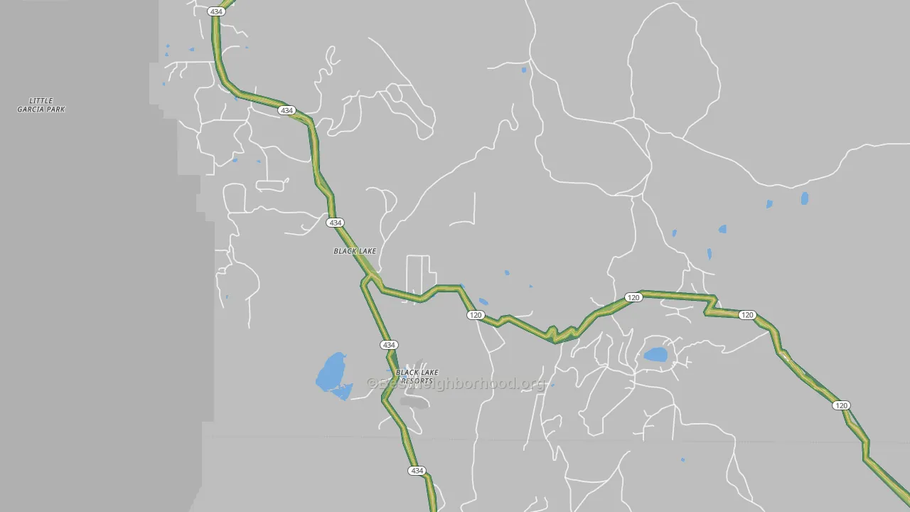 Val Verde, NM Map of Noise Levels in Val Verde
