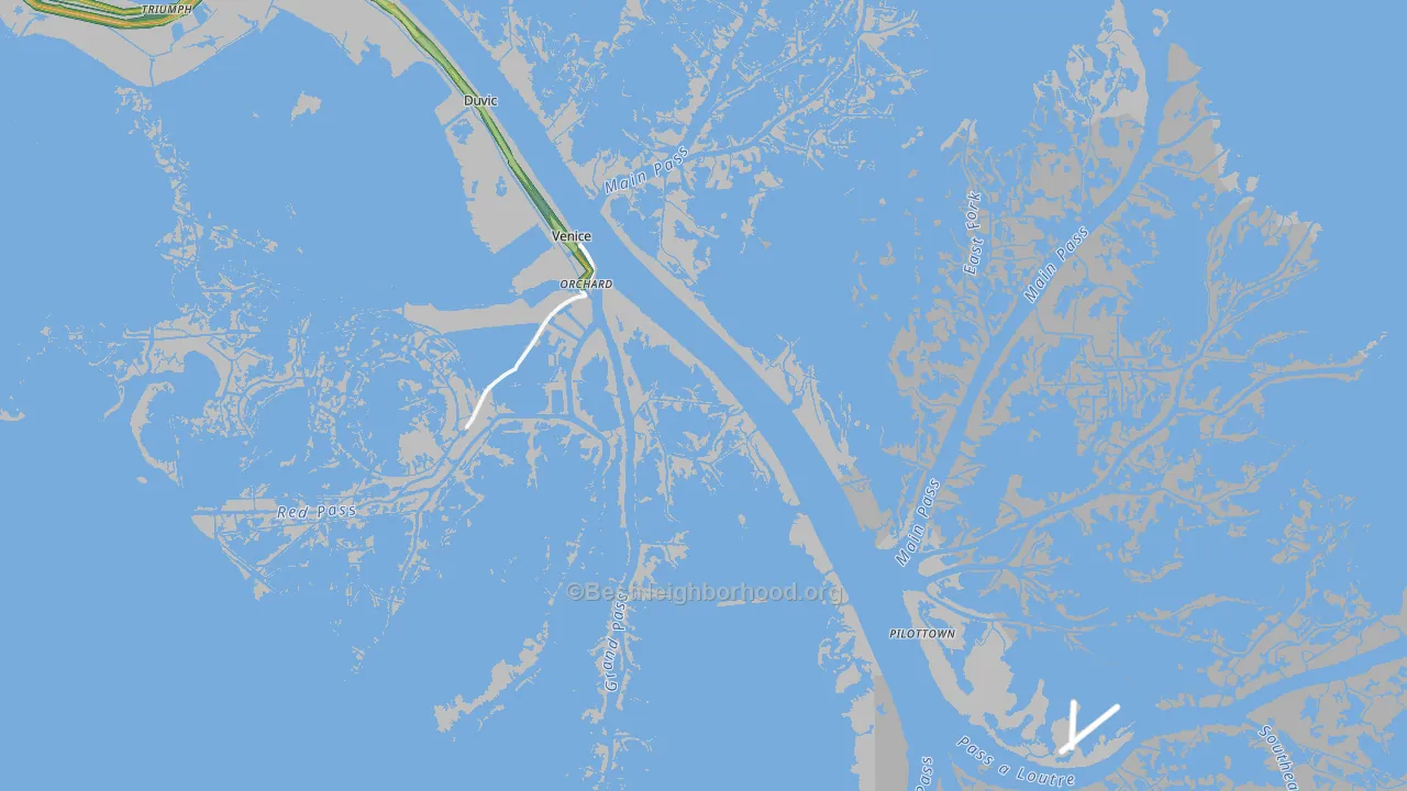 Venice, LA Map of Noise Levels in Venice