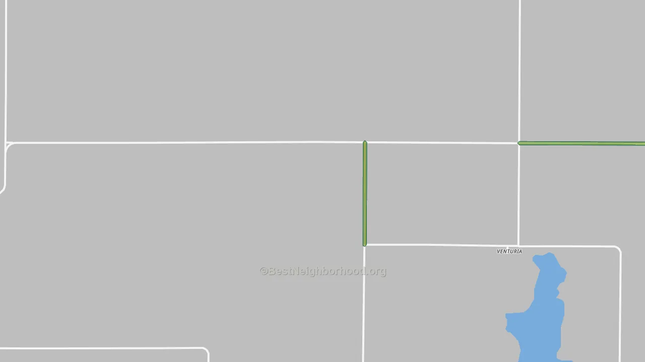 Venturia, ND Map of Noise Levels in Venturia