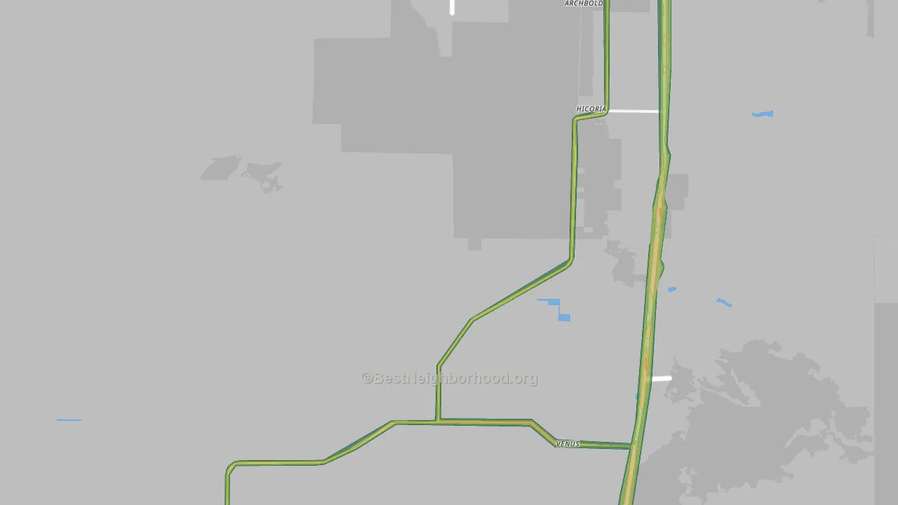 Venus, FL Map of Noise Levels in Venus