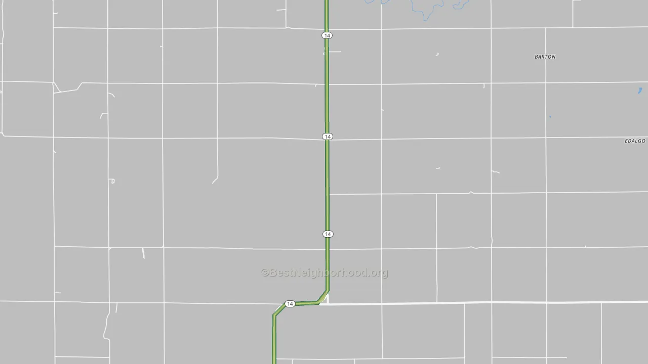 Vesper, KS Map of Noise Levels in Vesper