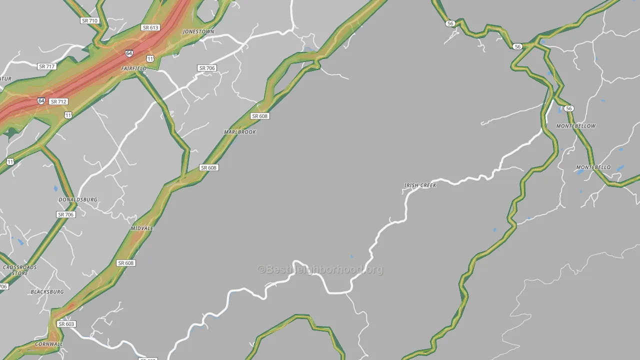 Vesuvius, VA Map of Noise Levels in Vesuvius