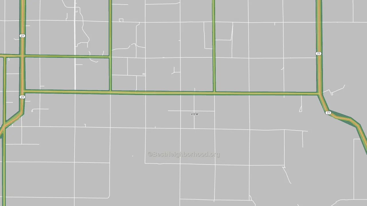 View, ID Map of Noise Levels in View