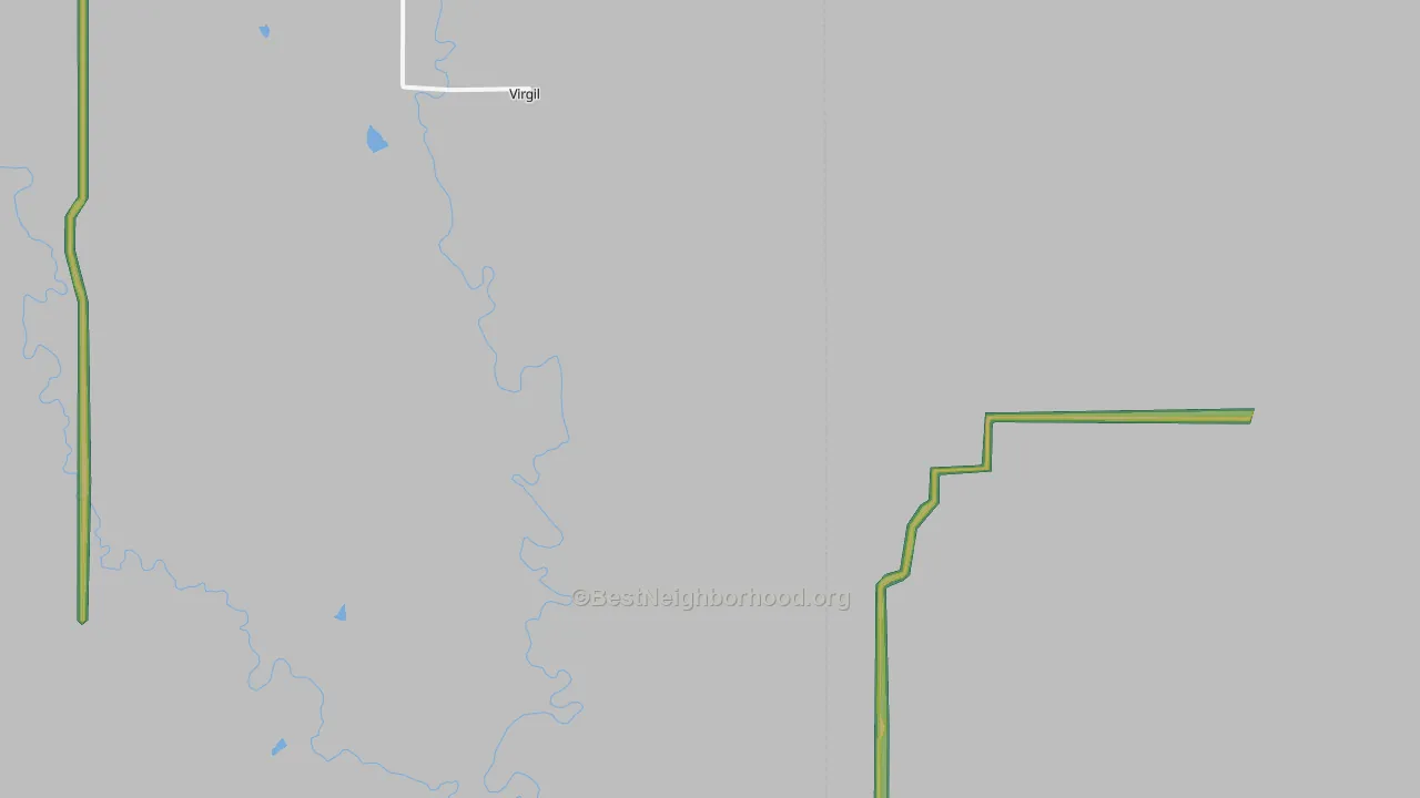 Virgil, KS Map of Noise Levels in Virgil