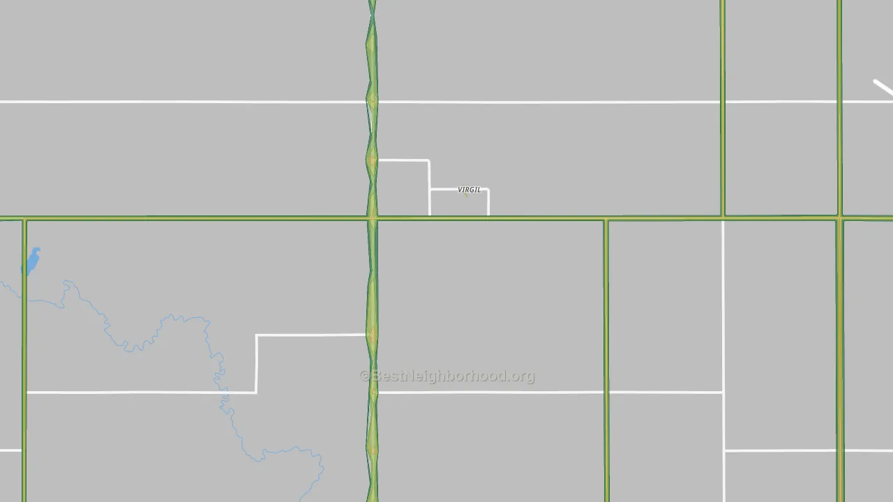 Virgil, SD Map of Noise Levels in Virgil