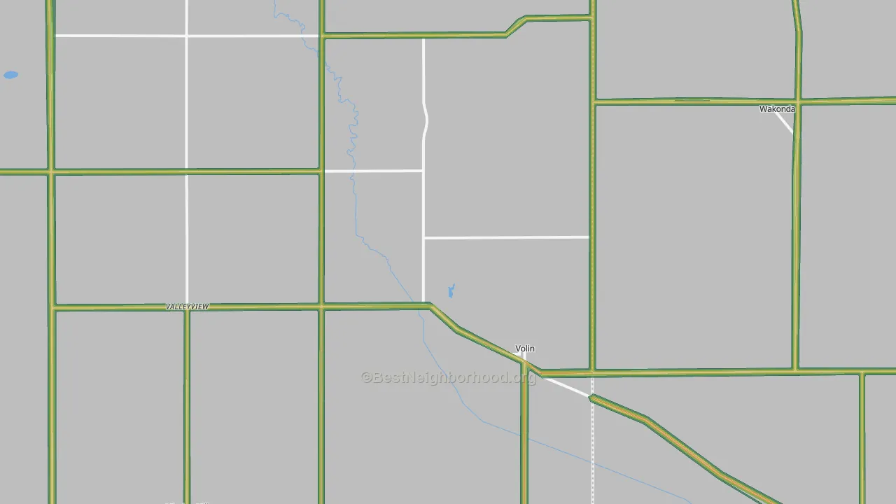 Volin, SD Map of Noise Levels in Volin
