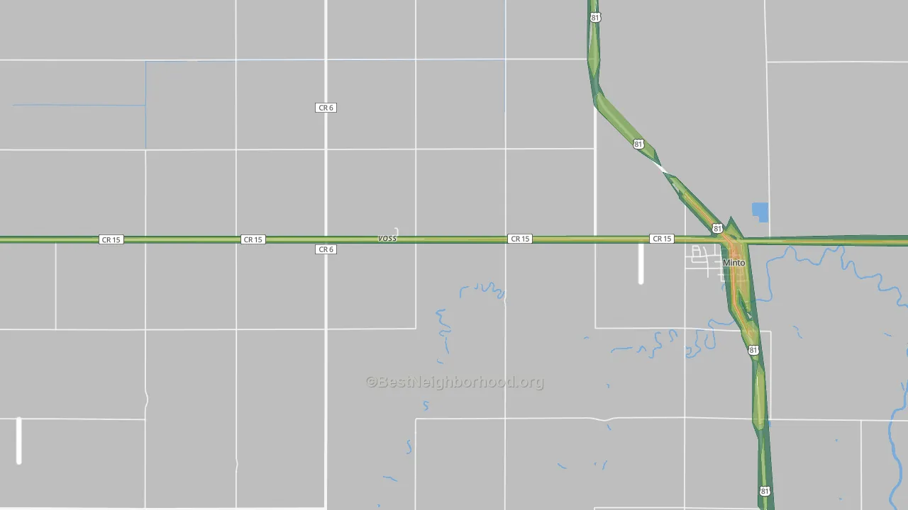 Voss, ND Map of Noise Levels in Voss
