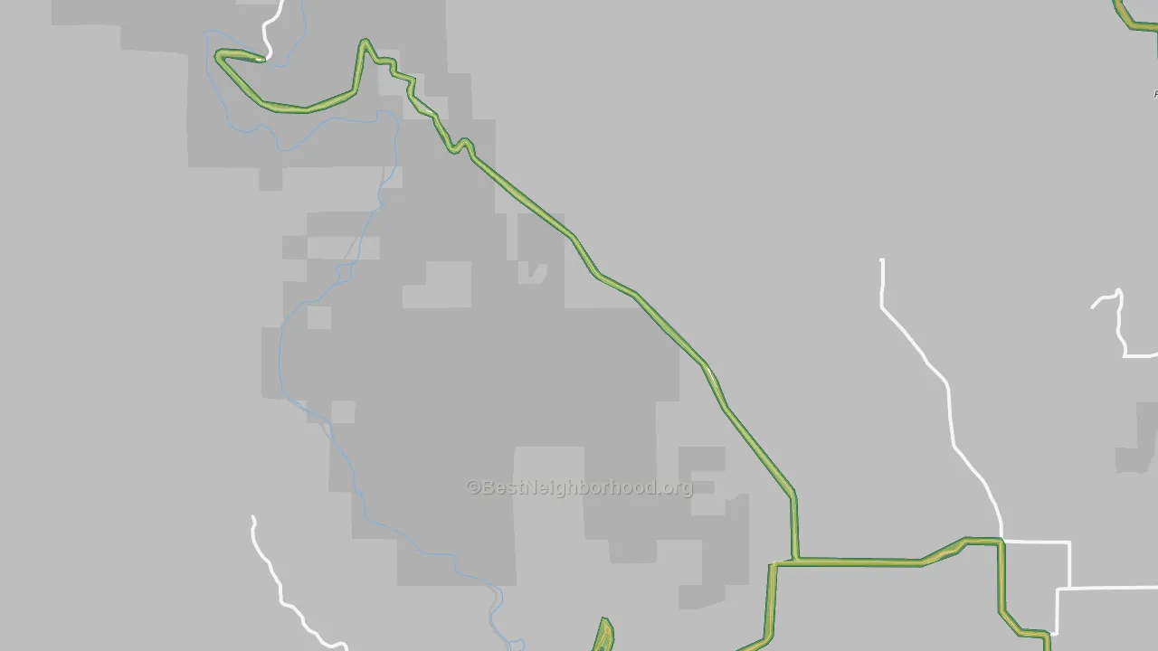 Wahkiacus, WA Map of Noise Levels in Wahkiacus