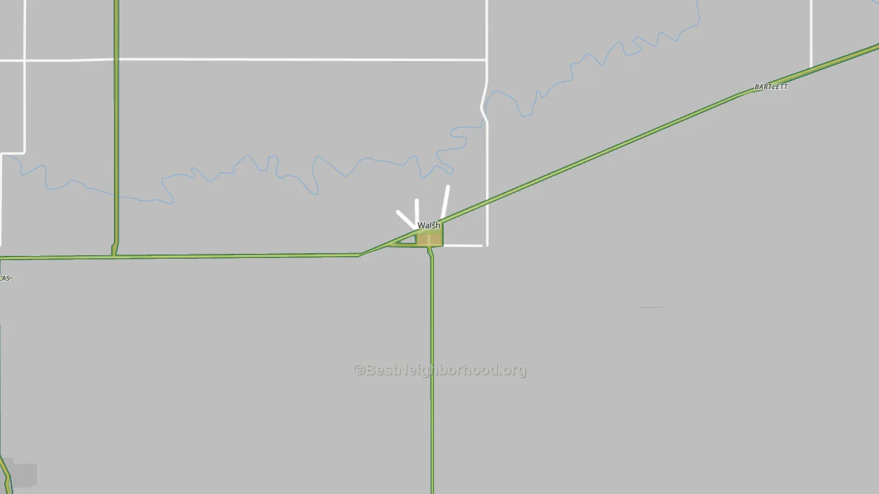 Walsh, CO Map of Noise Levels in Walsh