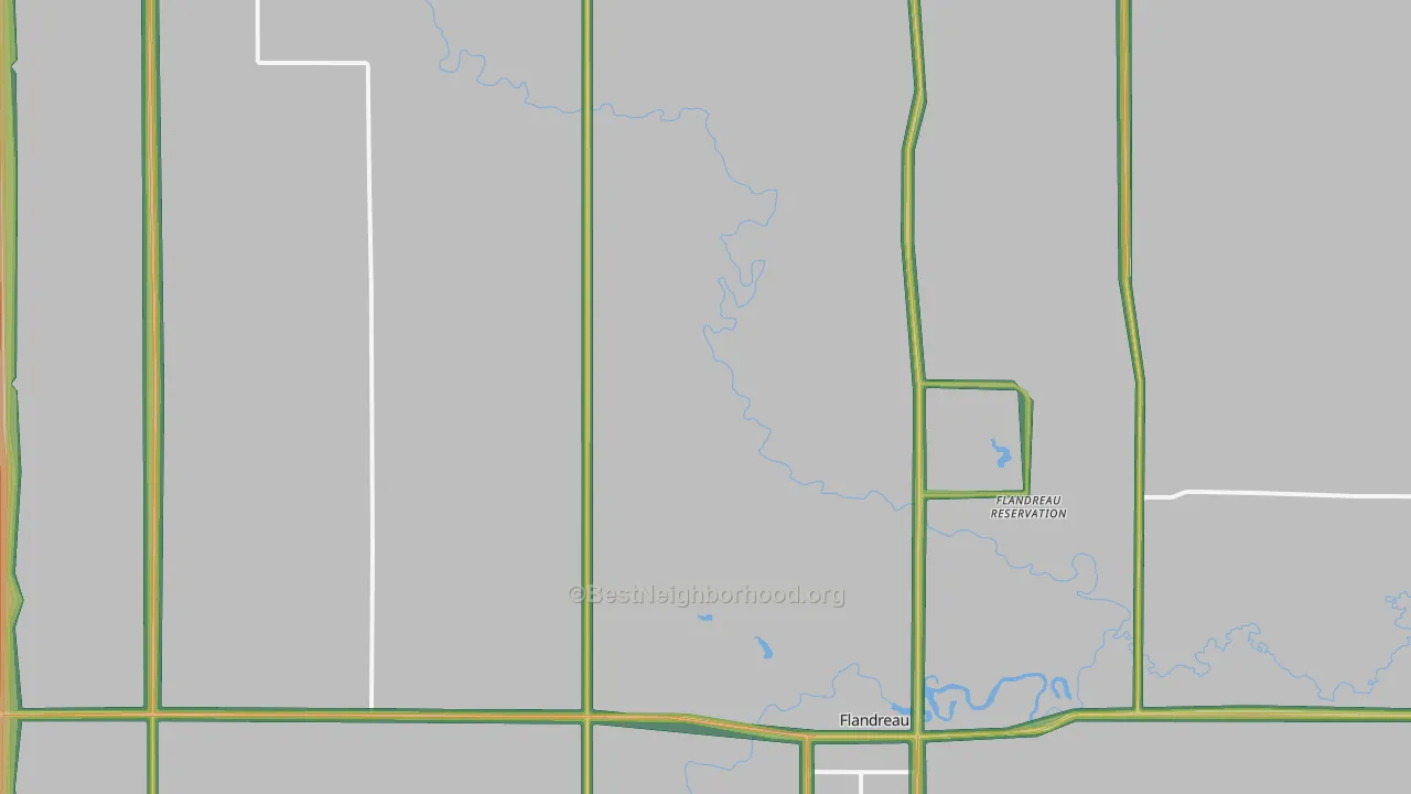 Ward, SD Map of Noise Levels in Ward