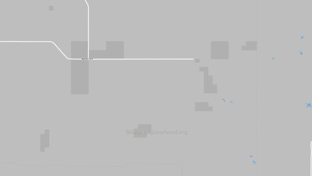 Webster, MT Map of Noise Levels in Webster