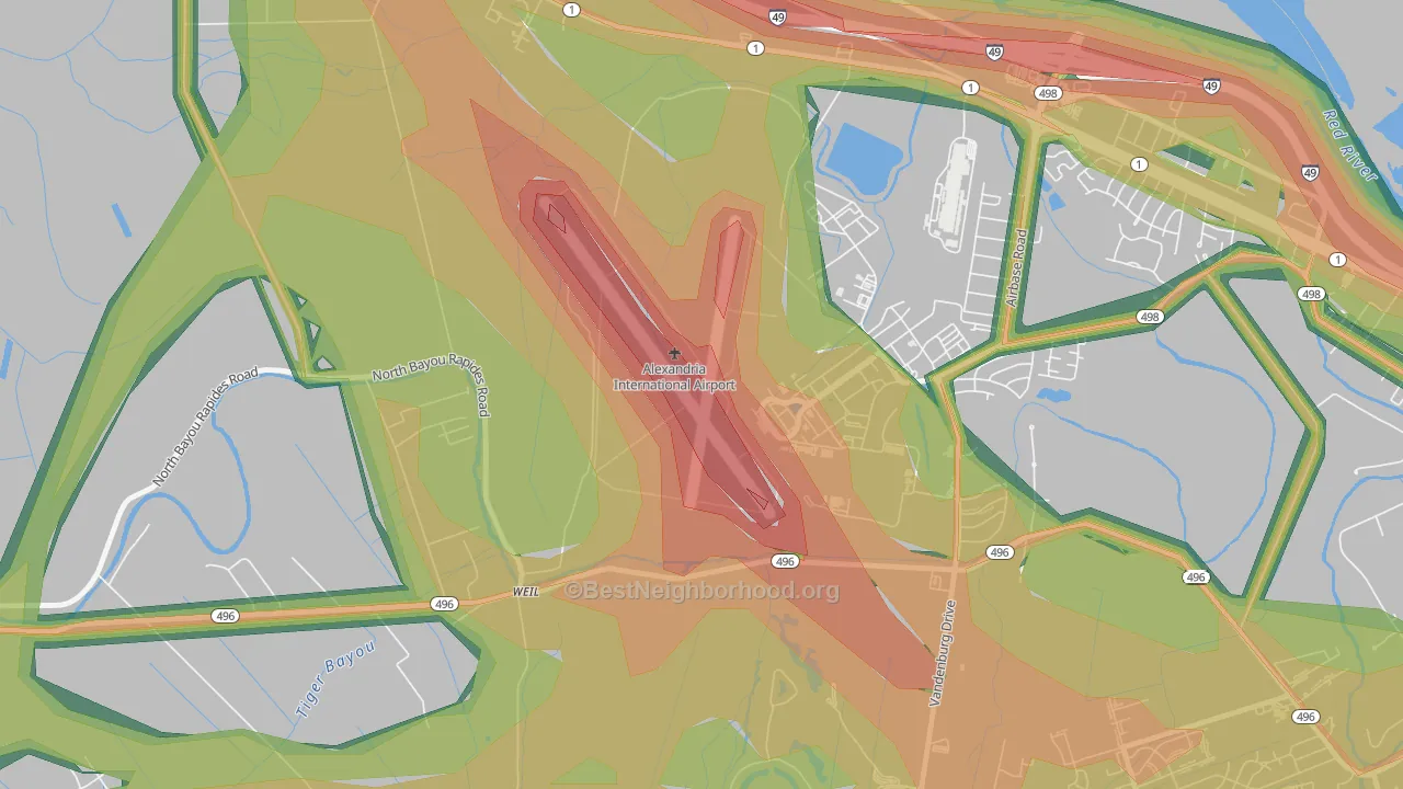 Weil, LA Map of Noise Levels in Weil