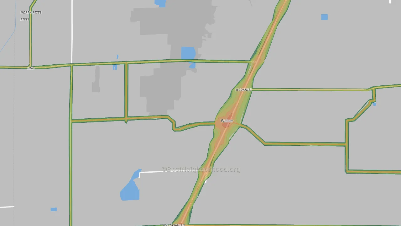 Weiner, AR Map of Noise Levels in Weiner