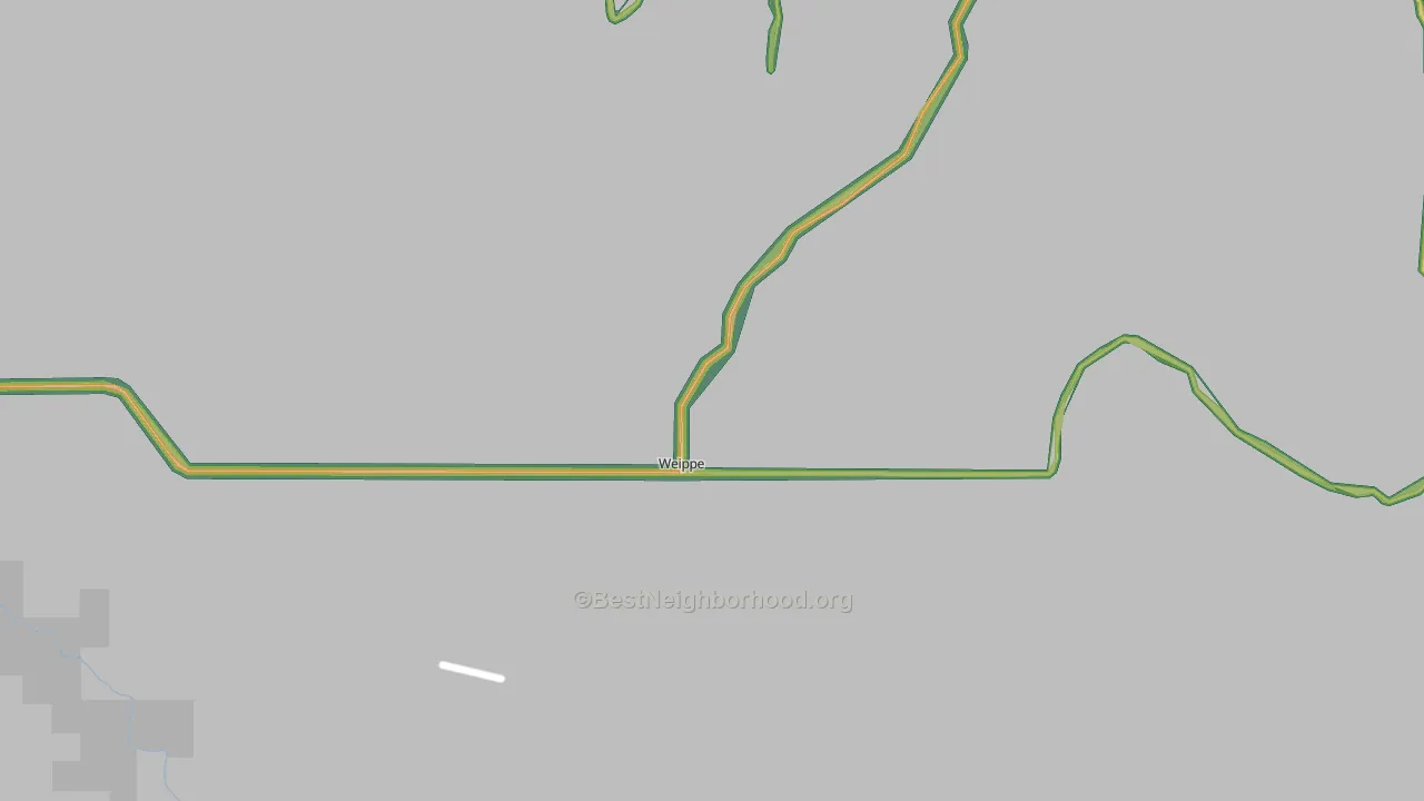 Weippe, ID Map of Noise Levels in Weippe
