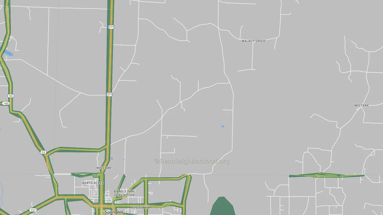 Welcome, AR Map of Noise Levels in Welcome