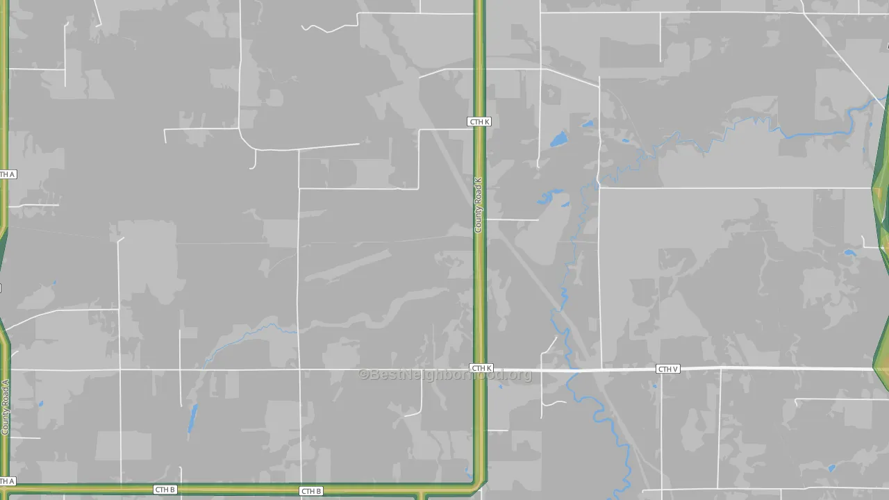 Wentworth, WI Map of Noise Levels in Wentworth