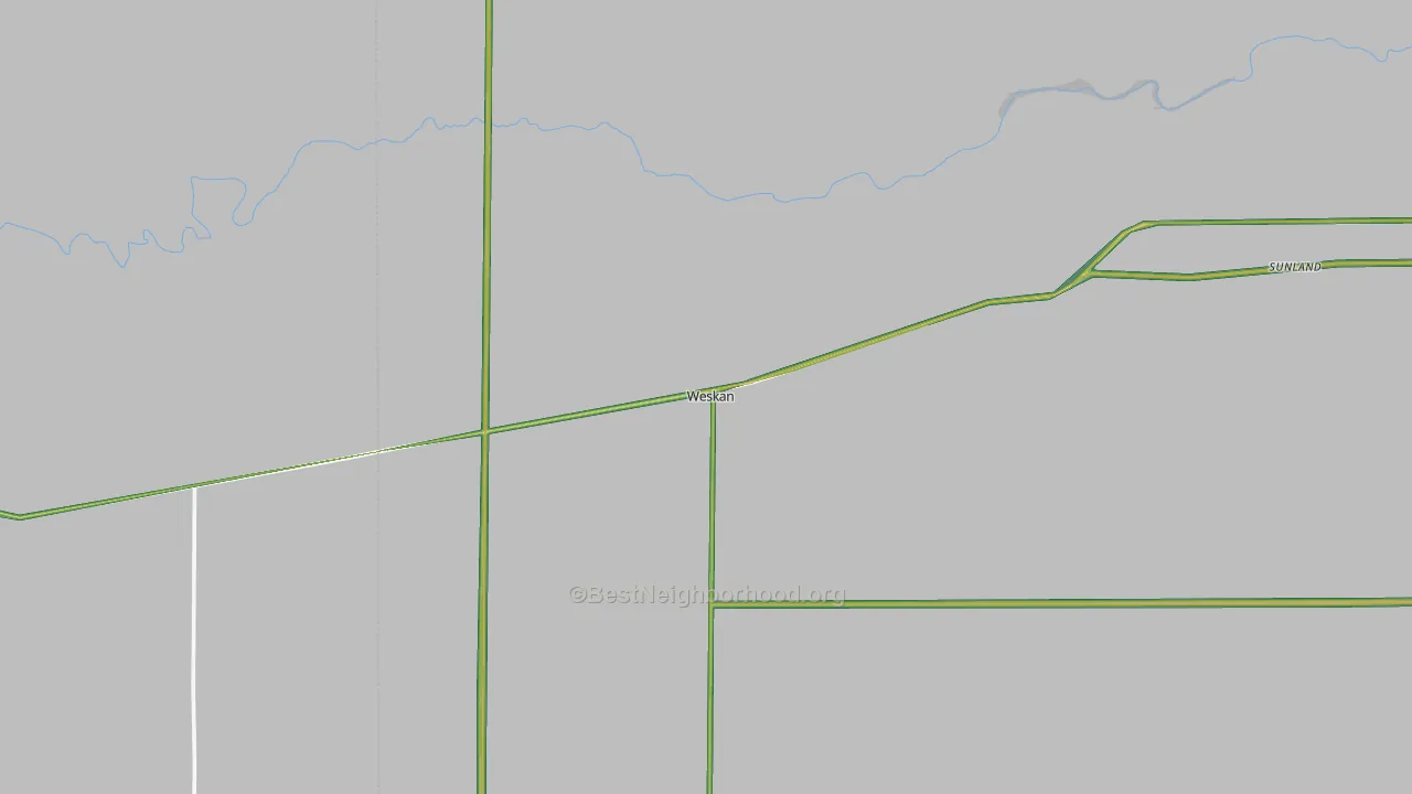 Weskan, KS Map of Noise Levels in Weskan