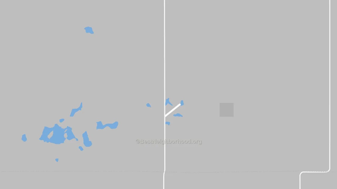 West Ontario, ND Map of Noise Levels in West Ontario