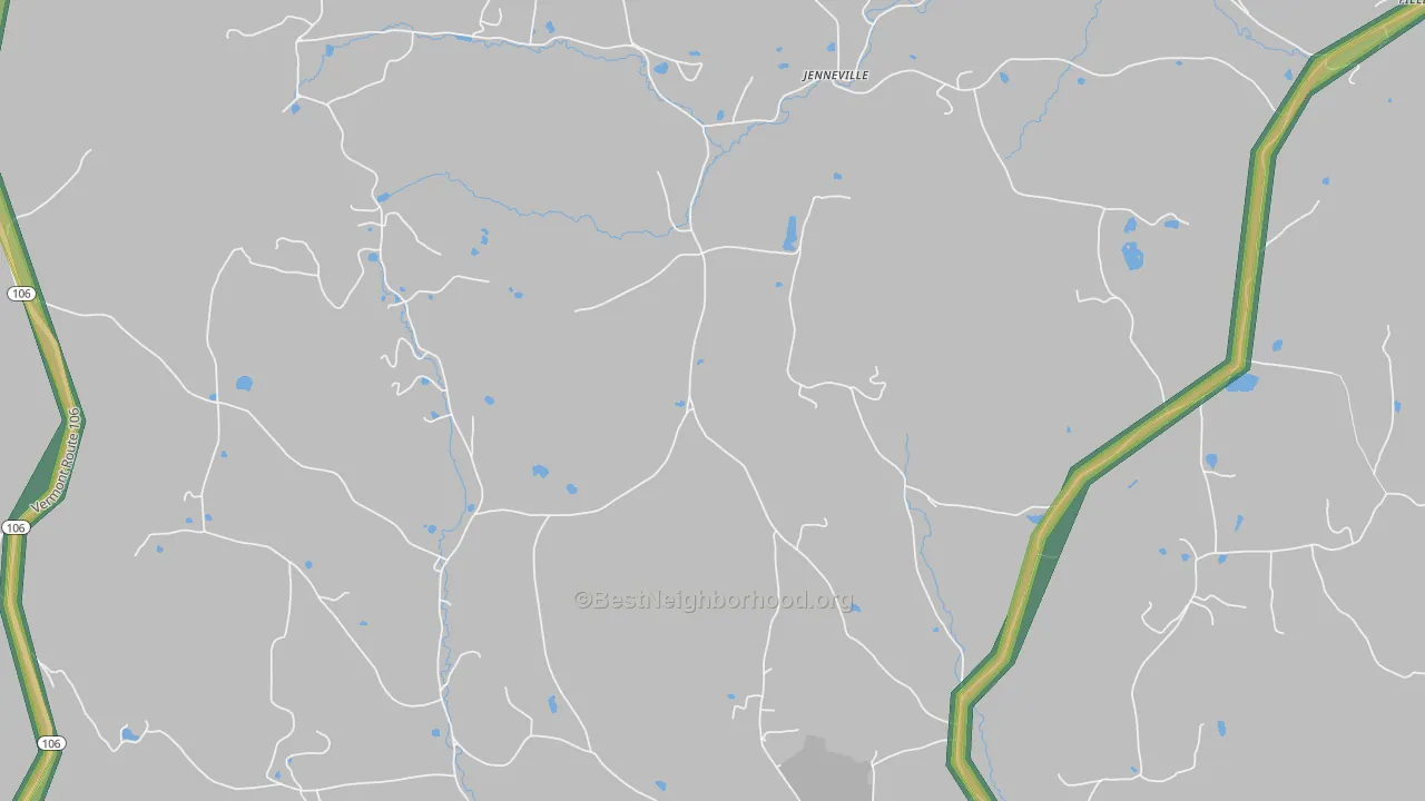 West Windsor, VT Map of Noise Levels in West Windsor