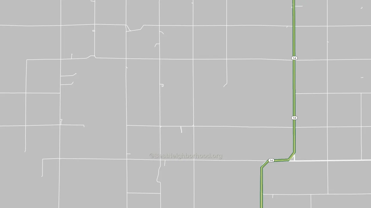 Westfall, KS Map of Noise Levels in Westfall