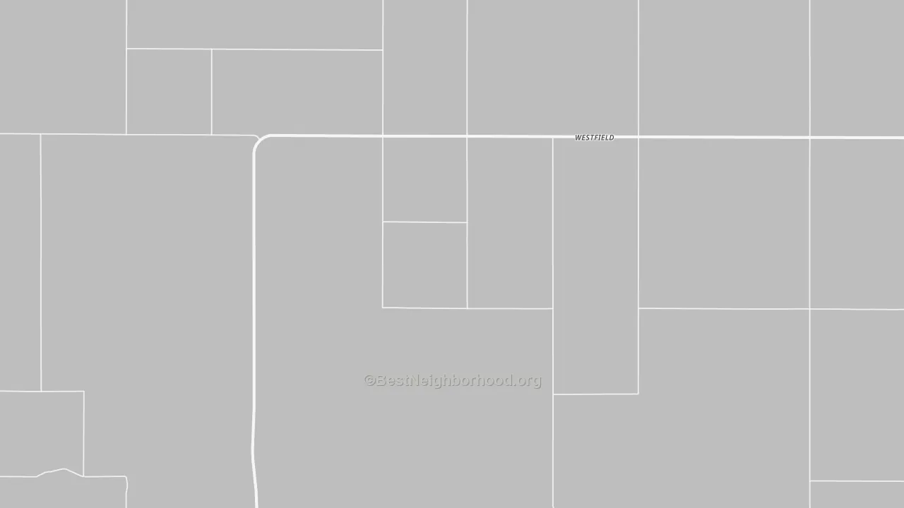 Westfield, ND Map of Noise Levels in Westfield