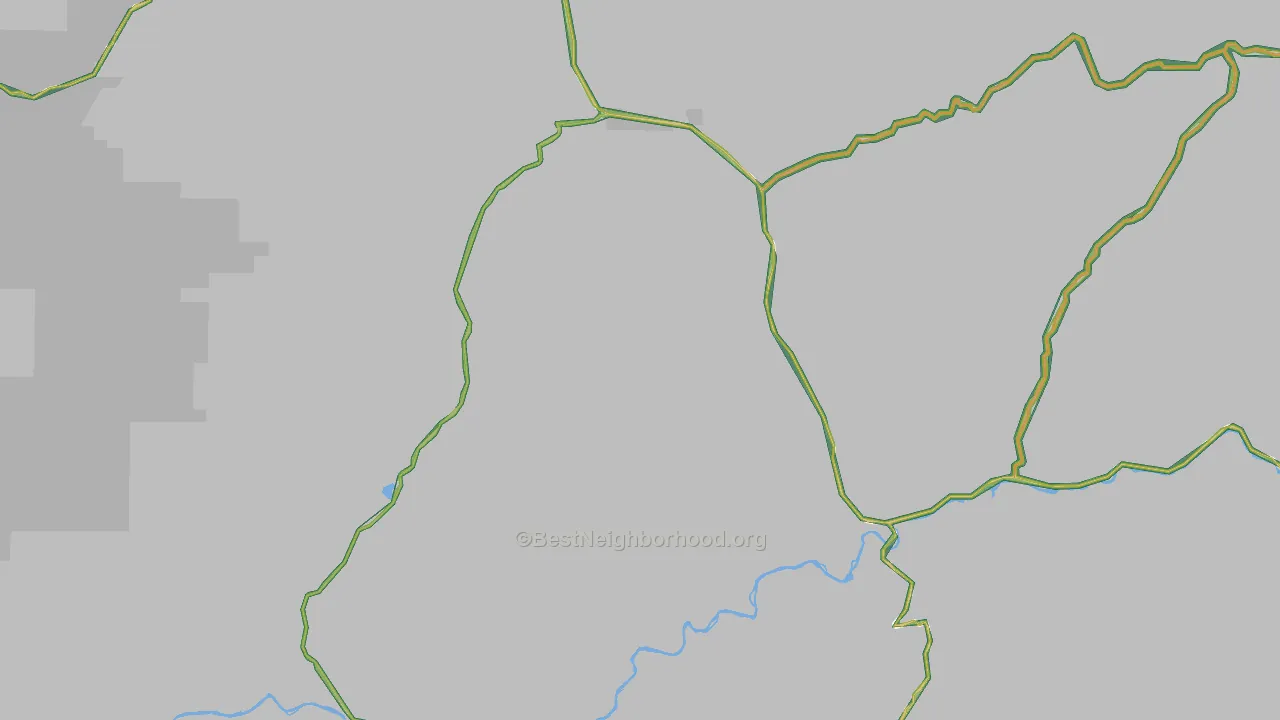 Wheeler County, OR Map of Noise Levels in Wheeler County