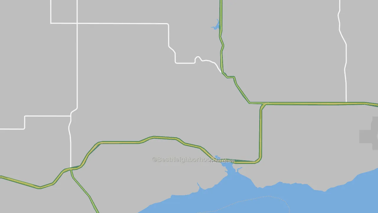 Wheelock, ND Map of Noise Levels in Wheelock