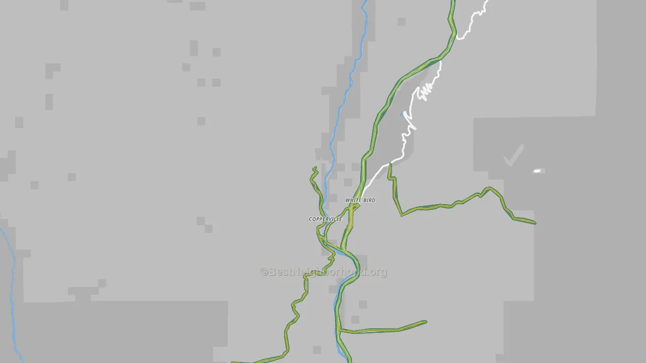White Bird, ID Map of Noise Levels in White Bird