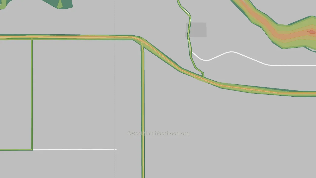 White Earth, ND Map of Noise Levels in White Earth