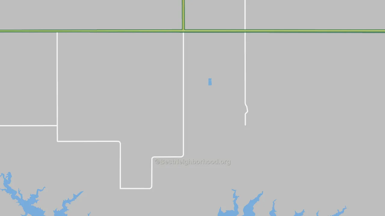White Shield, ND Map of Noise Levels in White Shield