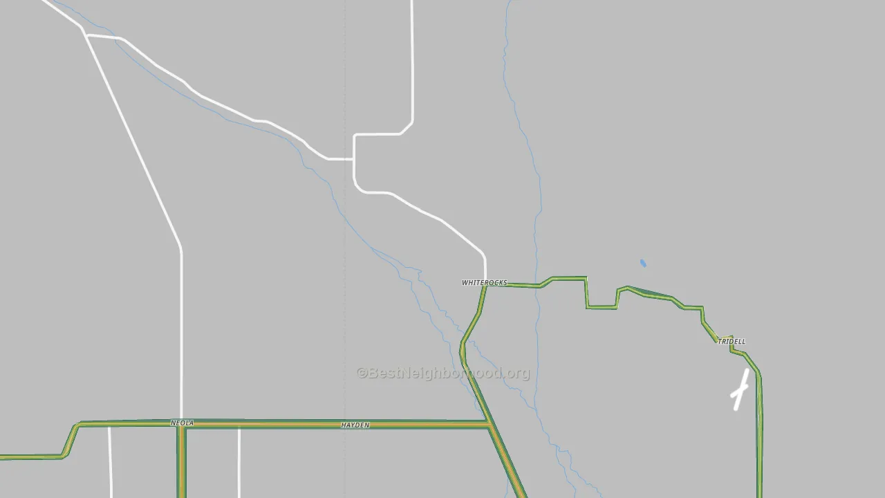 Whiterocks, UT Map of Noise Levels in Whiterocks