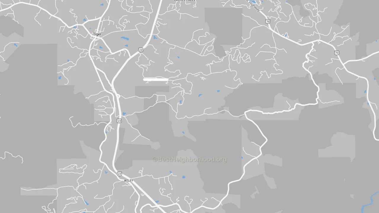 Wiley, GA Map of Noise Levels in Wiley