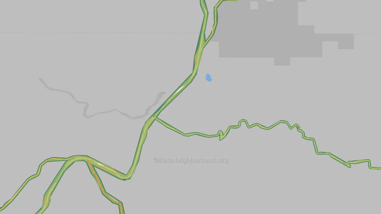 Willowdale, OR Map of Noise Levels in Willowdale