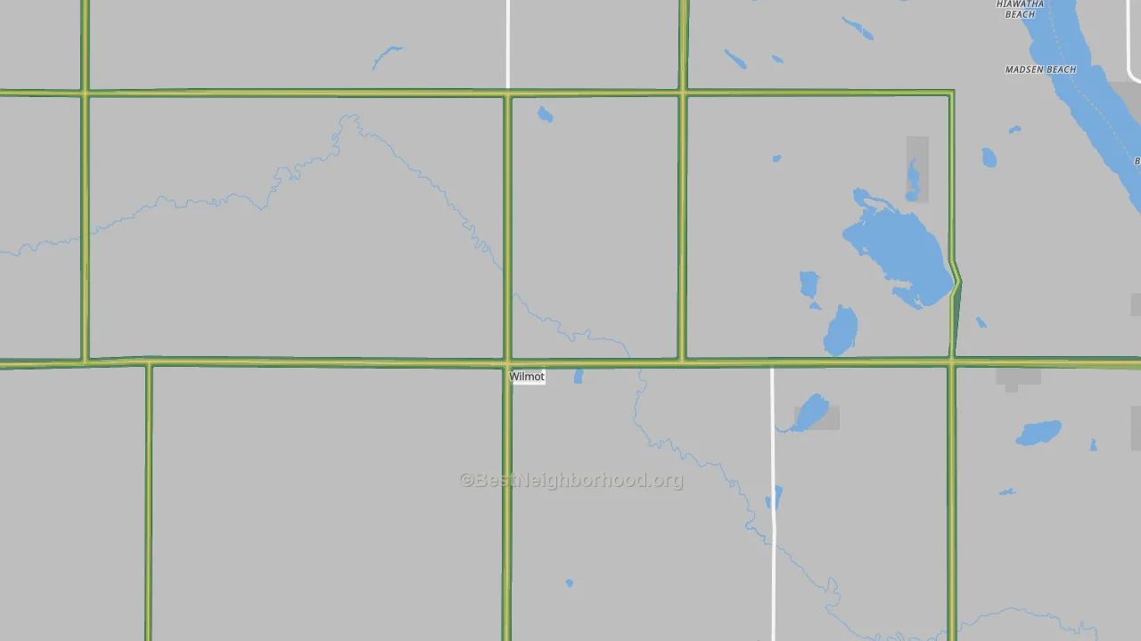 Wilmot, SD Map of Noise Levels in Wilmot