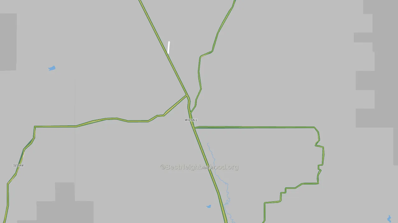 Wilsall, MT Map of Noise Levels in Wilsall