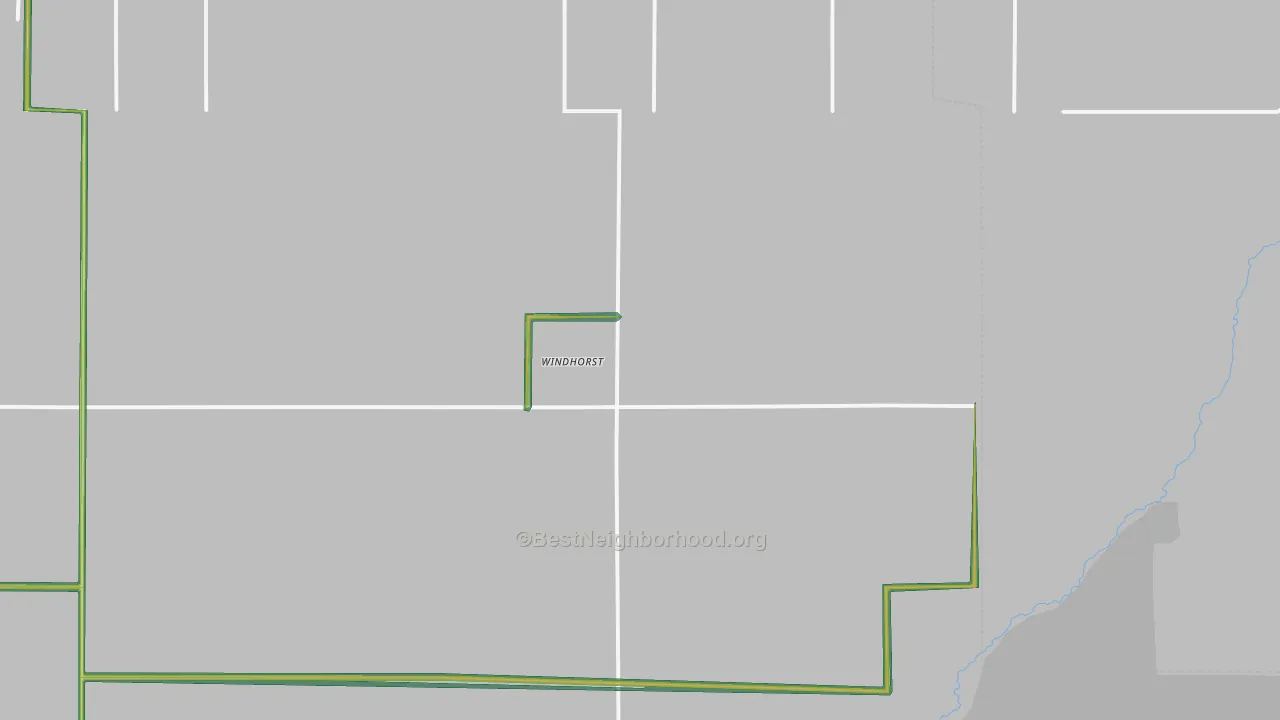 Windhorst, KS Map of Noise Levels in Windhorst