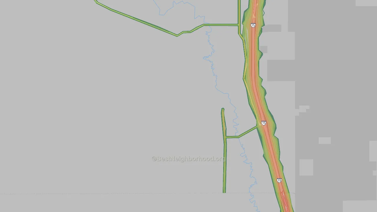 Woodruff, ID Map of Noise Levels in Woodruff