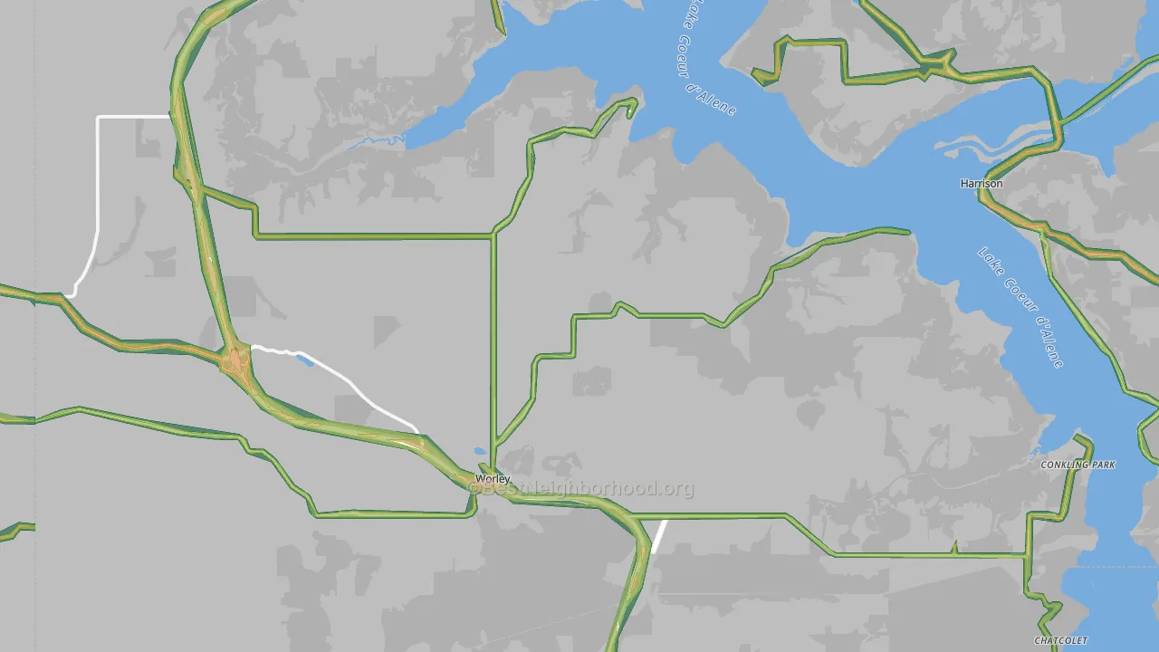 Worley, ID Map of Noise Levels in Worley