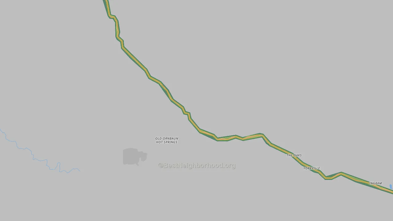 Yorkville, CA Map of Noise Levels in Yorkville