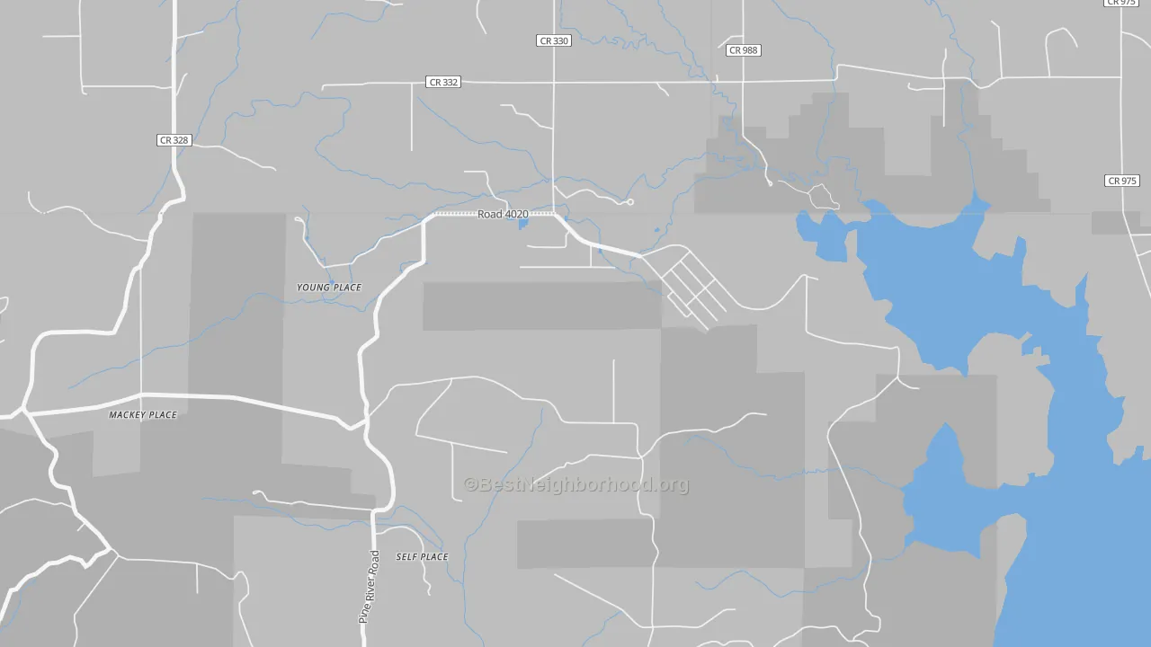 Young Place, NM Map of Noise Levels in Young Place
