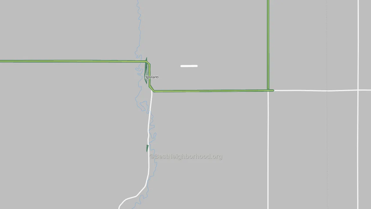 Ypsilanti, ND Map of Noise Levels in Ypsilanti