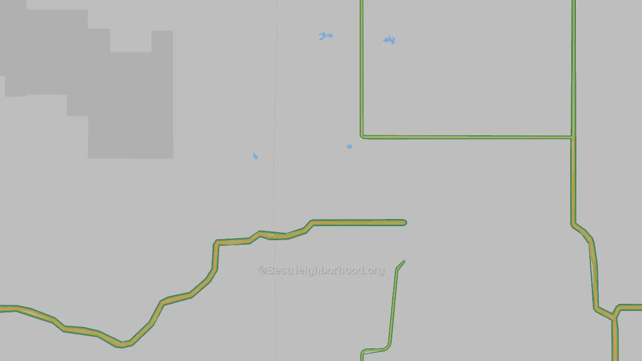 Zeona, SD Map of Noise Levels in Zeona