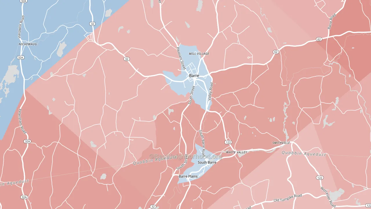 01005, MA block-group political-lean map