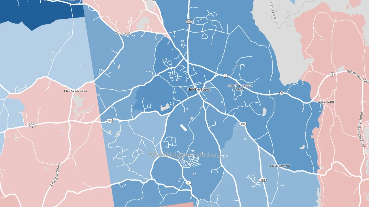 01007, MA block-group political-lean map