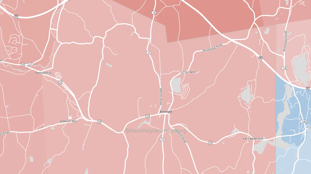 01010, MA block-group political-lean map