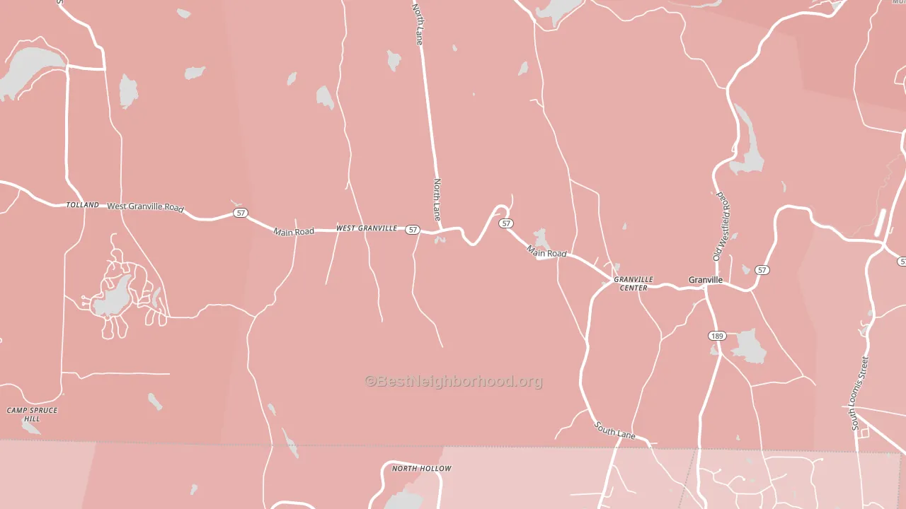 01034, MA block-group political-lean map