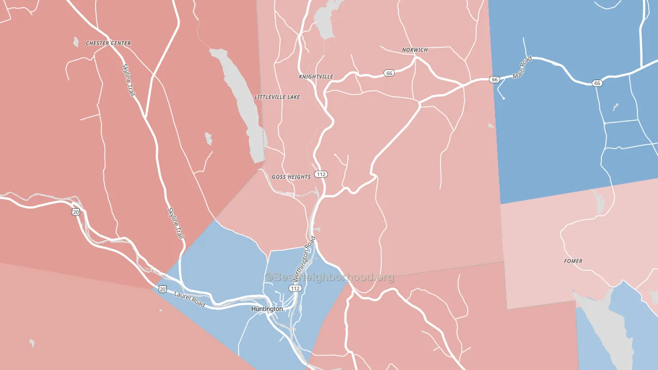 01050, MA block-group political-lean map