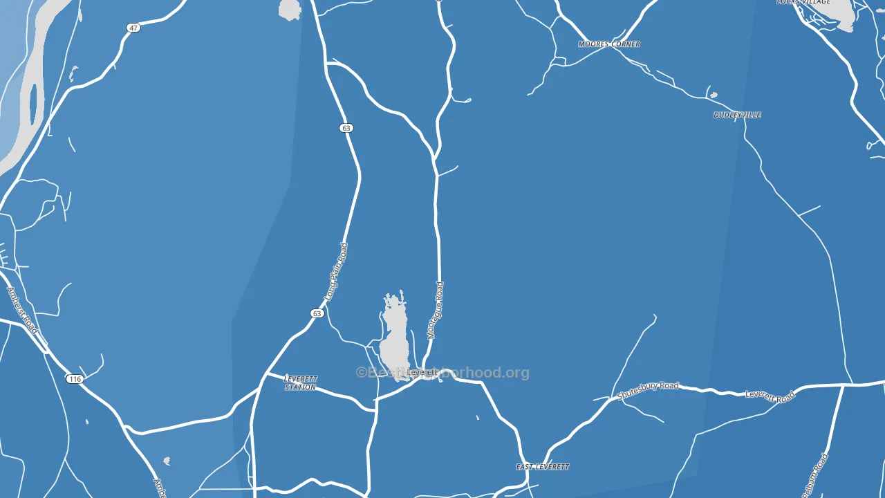 01054, MA block-group political-lean map